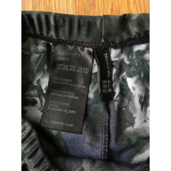 ALLSAINTS Mono Leggings Size 2 - Picture 6 of 6